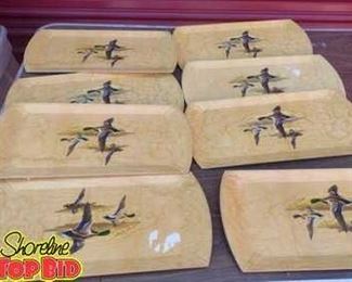 8 haskelite wood trays