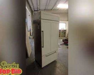 Beautiful Sub Zero Refrigerator Bottom Drawer Freezer, Stainless Steel With White Panel