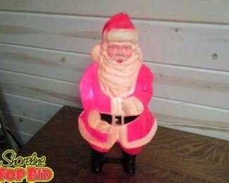 Vintage Santa Blow Mold 17 inches tall, Lights Up