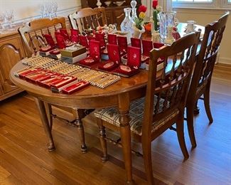 Waterford Ornaments / Wallace Silversmiths Candy Cane Ornaments