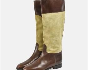 GUCCI Vintage Womens Suede & Leather Boots Size 6.5