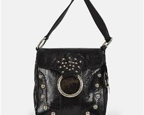 DOLCE & GABBANA Leather Snakeskin Bag