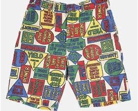 HONDO Vintage Printed Shorts Hippie Boho Preppy
