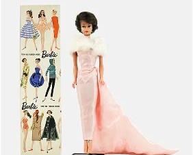 BARBIE MATTEL 1960's Bubble Cut #3 Doll w/Box