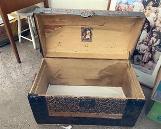 Vintage wooden chest