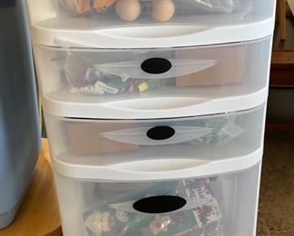 MULTIBLE DRAWER PLASTIC STORAGE arts and crafts 