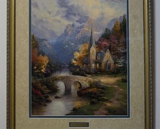 BEAUTIFUL FRAMED ART Thomas Kinkade