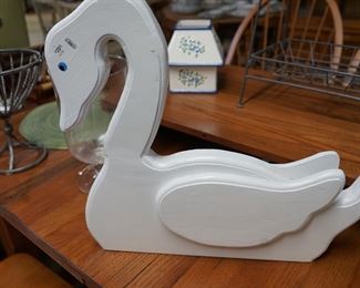 WOODEN MADE SWAN