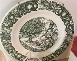 Johnny Appleseed Plate
