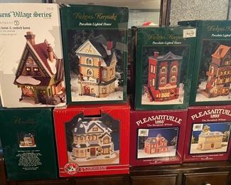 Christmas village houses