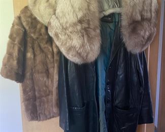 Fur and leather Coats