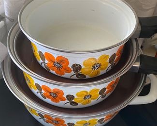 Vintage pots and pans