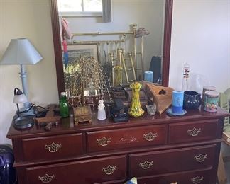 Dresser with matching, nightstand