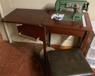 White sewing machine