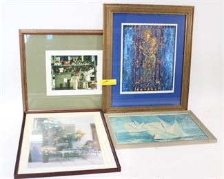 4PC Framed Art Group