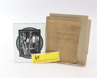 James A. Howes Engraved Tile