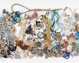62: LG Collection of Assorted Costume Jewelry