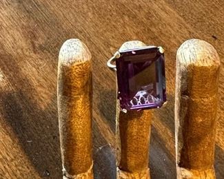 14K GOLD Amethyst Ring