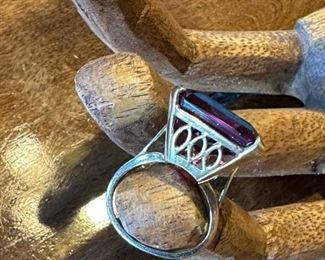 14K GOLD Amethyst Ring