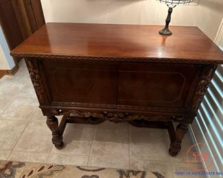 Antique Hand Carved Sideboard / Buffett