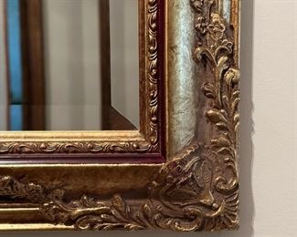 Large Gold Gilt Mirror
