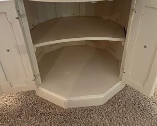 DREXEL Marble Topped Drum Table