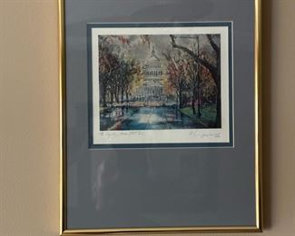 Signed Limited Edition Print "The Capitol"