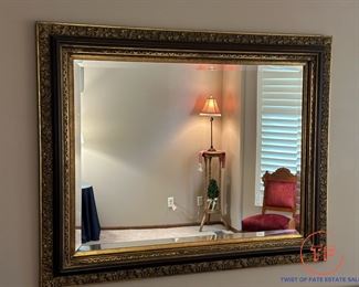 Large Ornate Wall Mirror