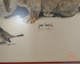 JEAN HAEFLE Signed Print