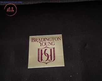 BRADINGTON YOUNG Studded Leather Armchair