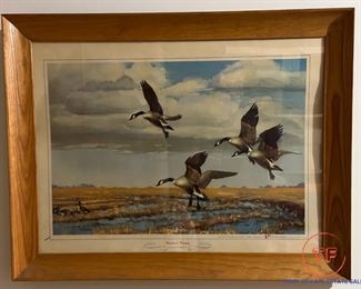 Vintage STORZ Brewery "Hunter's Dream" Framed Print