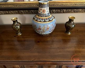 Chinese Cloisonne Vases