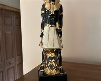 1970's Ezra Brooks Egyptian Pharoah Decanter