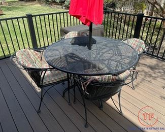 Wrought Iron Patio Set
