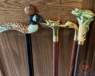 Figural Walking Canes