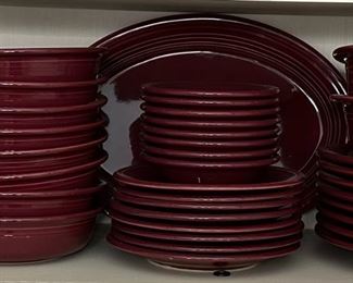 FIESTAWARE Fiesta Cinnabar by Homer Laughlin Dish Set