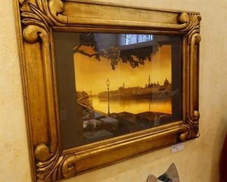 Ruben Resindiz watercolor titled ITALY