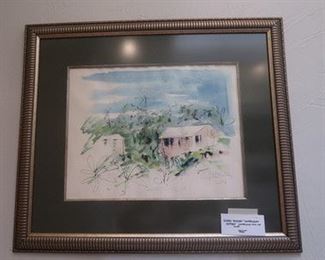 Alfred Birdsey watercolor