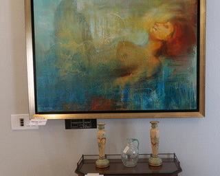 Andrea Yomtob "Third Wish"  mixed media on wood