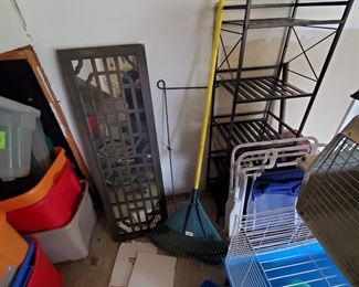 Mirrored accent piece, shelf unit etc