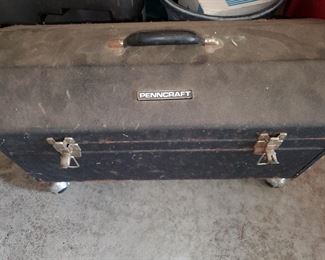 Large metal tool box