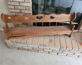 Doll sized long chair approx 4'