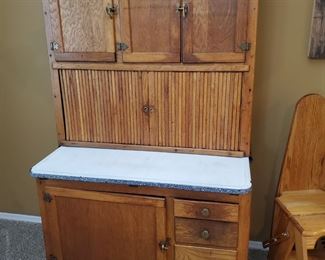 ****We're taking bids**** on this wonderful Hoosier cabinet....Granite pull-out workstation in excellent condition!