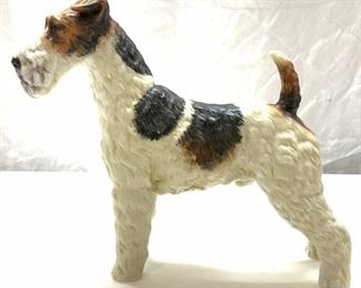 Andrea by Sadek Porcelain Fox Terrier Sculpture
