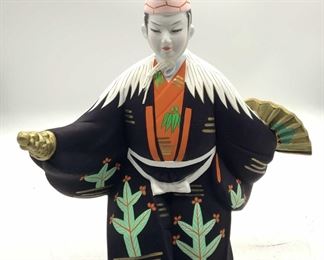 The Art Of Kabuki Ceramic Figurine, Japan
