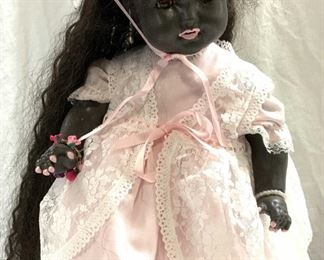 Vintage Hand Painted Baby Doll
