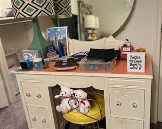 Vintage dresser and mirror