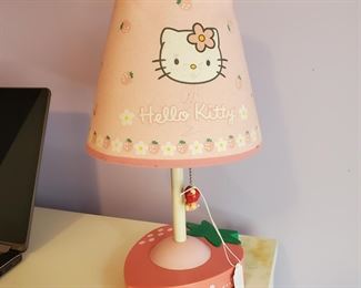 Rare Hello Kitty Strawberry lamp. Works!