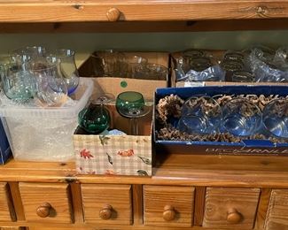 Various glassware