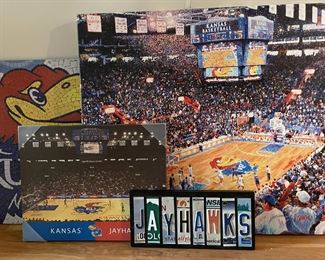 Kansas Jayhawk wall art